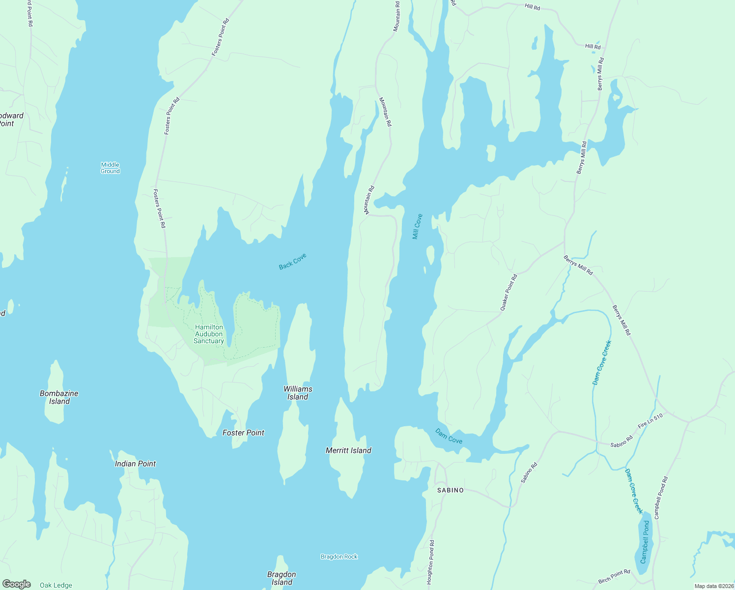 map of restaurants, bars, coffee shops, grocery stores, and more near 77 Harbor Ridge Road in West Bath