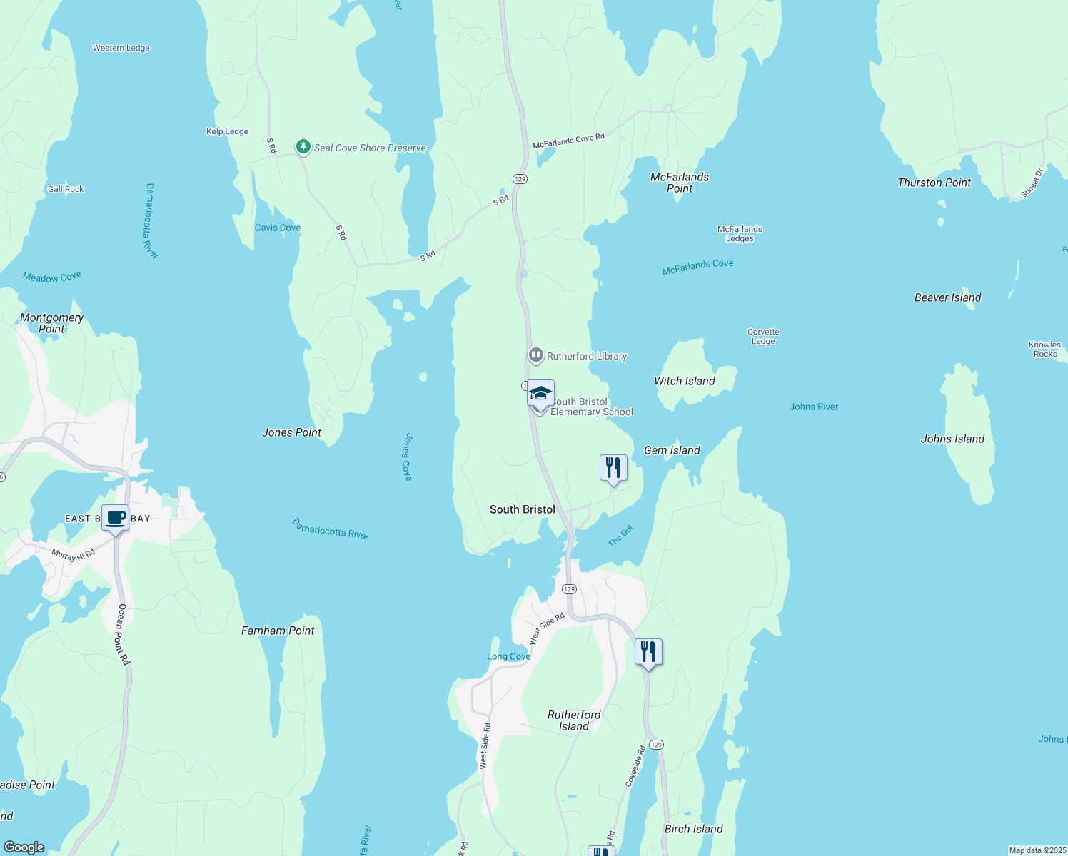 2007 Maine 129, South Bristol ME Walk Score