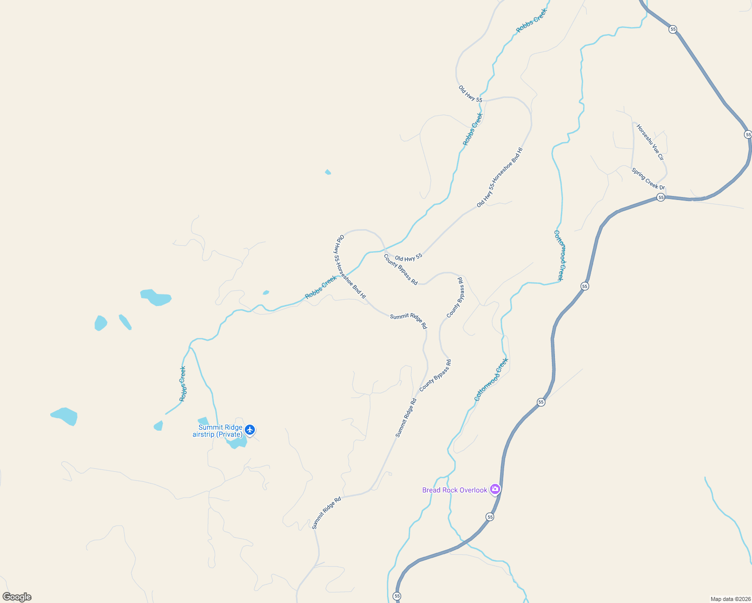map of restaurants, bars, coffee shops, grocery stores, and more near 160 Summit Ridge Road in Horseshoe Bend