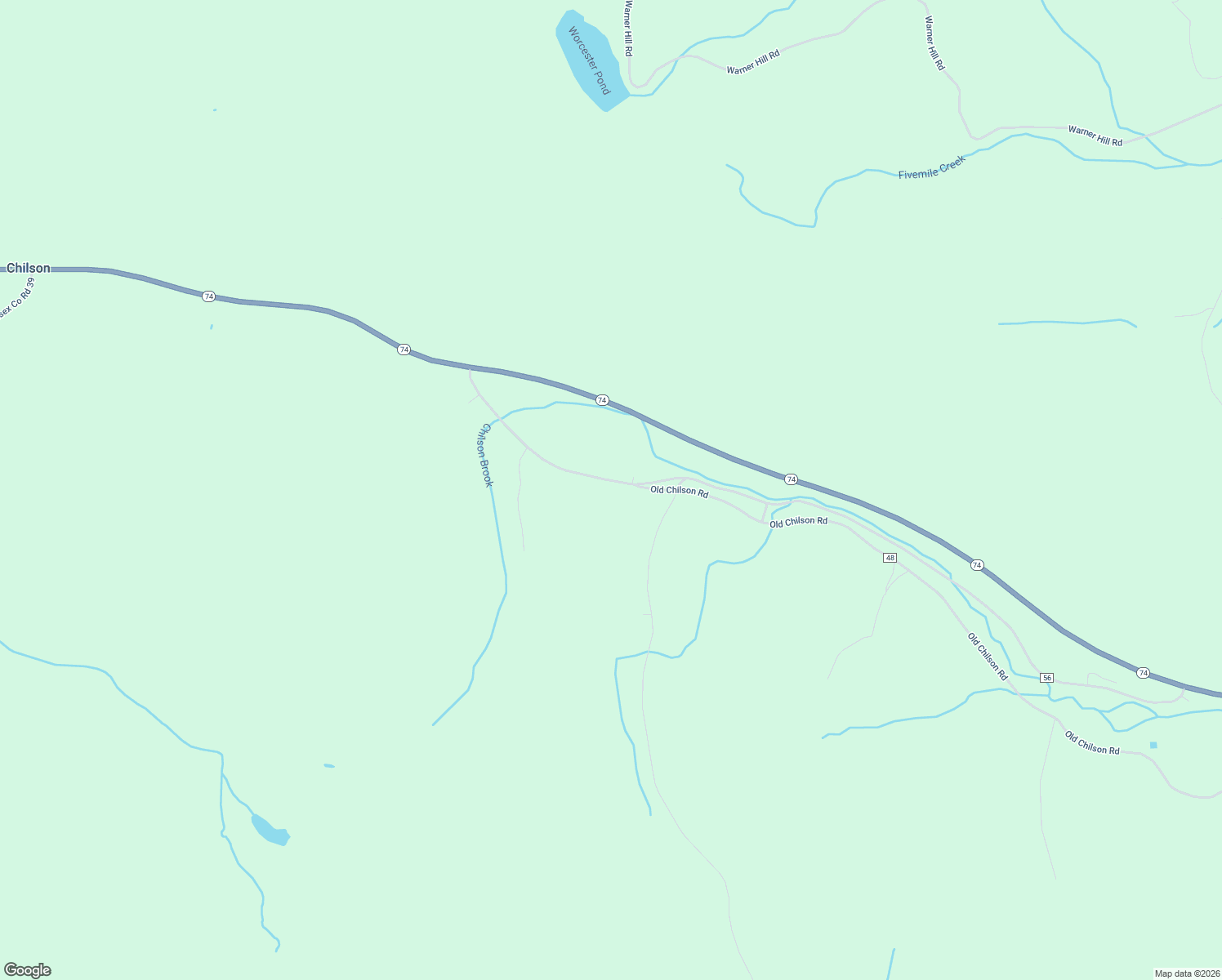 map of restaurants, bars, coffee shops, grocery stores, and more near 116 County Route 56 in Ticonderoga