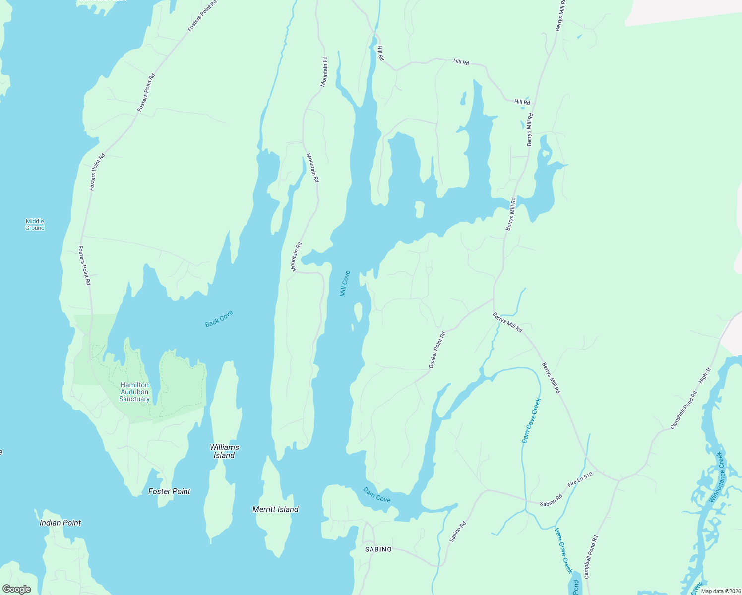 map of restaurants, bars, coffee shops, grocery stores, and more near 92 Rockweed Rd in Bath