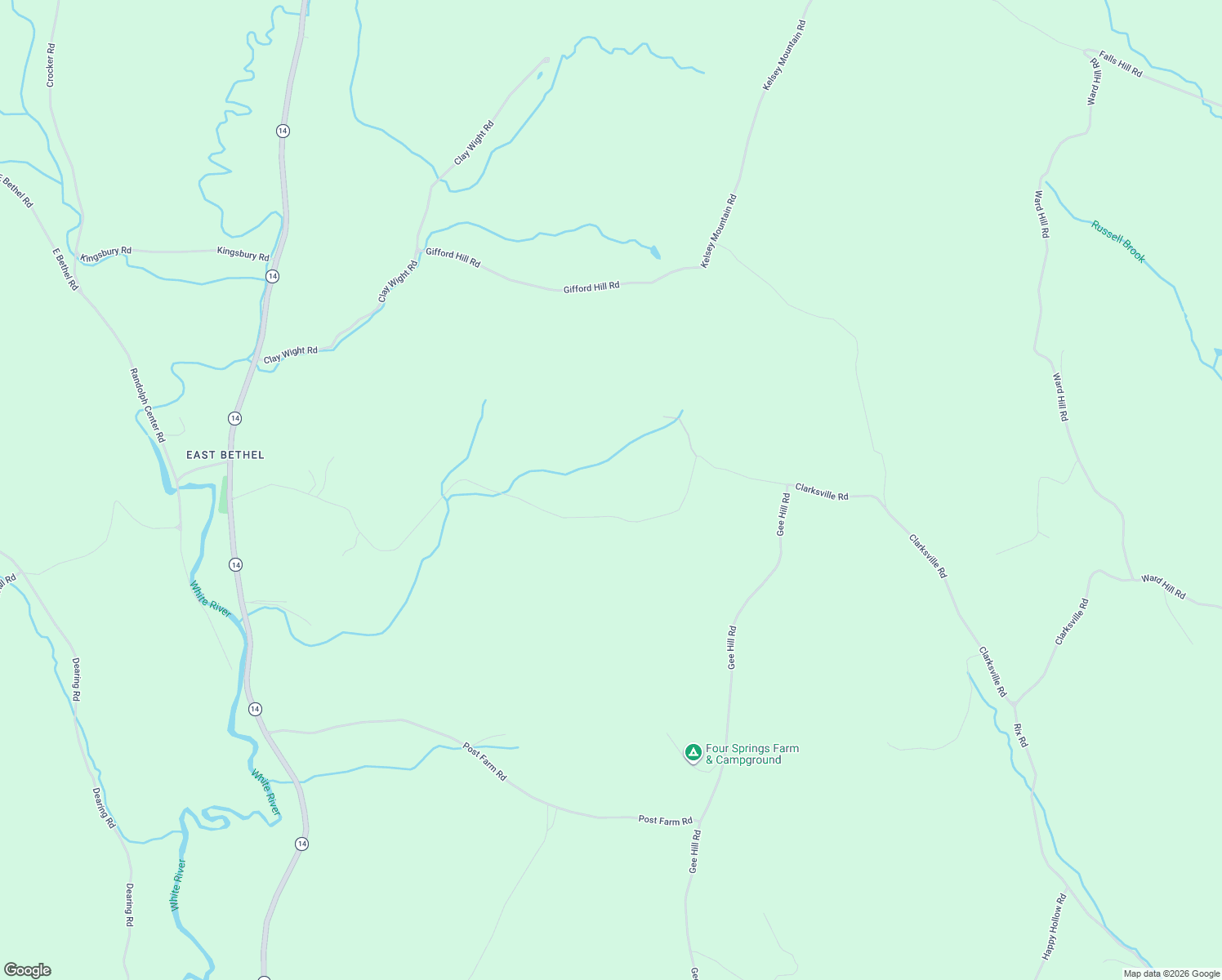map of restaurants, bars, coffee shops, grocery stores, and more near 933 Gage Road in Tunbridge