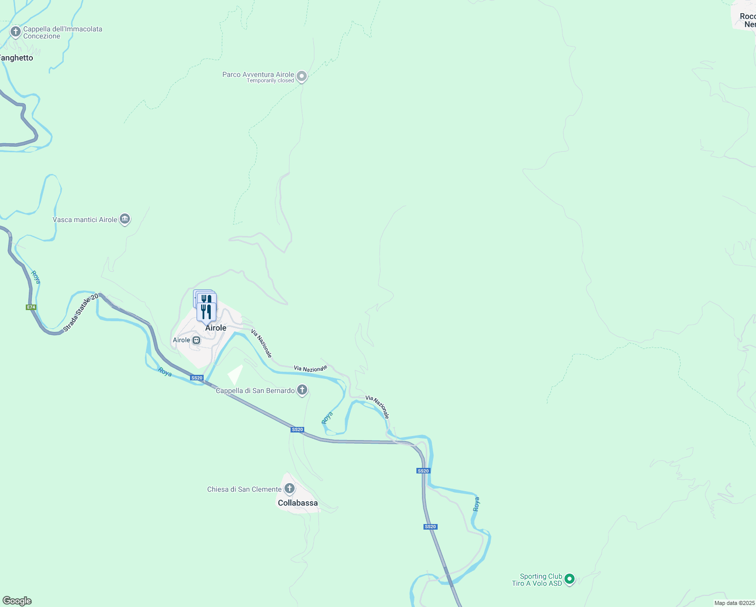 map of restaurants, bars, coffee shops, grocery stores, and more near in Province of Imperia