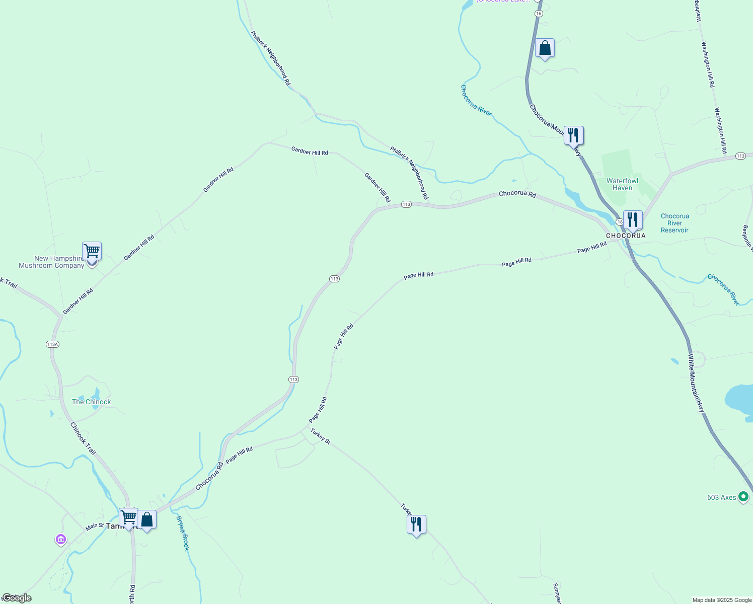 Page Hill Road, Tamworth NH Walk Score