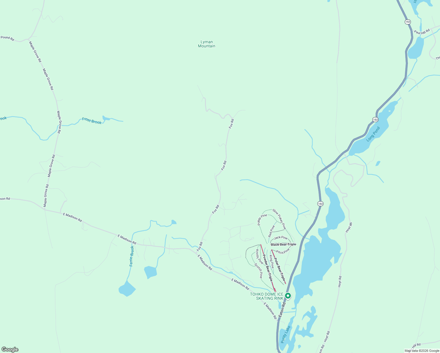 map of restaurants, bars, coffee shops, grocery stores, and more near Fox Rd in Madison