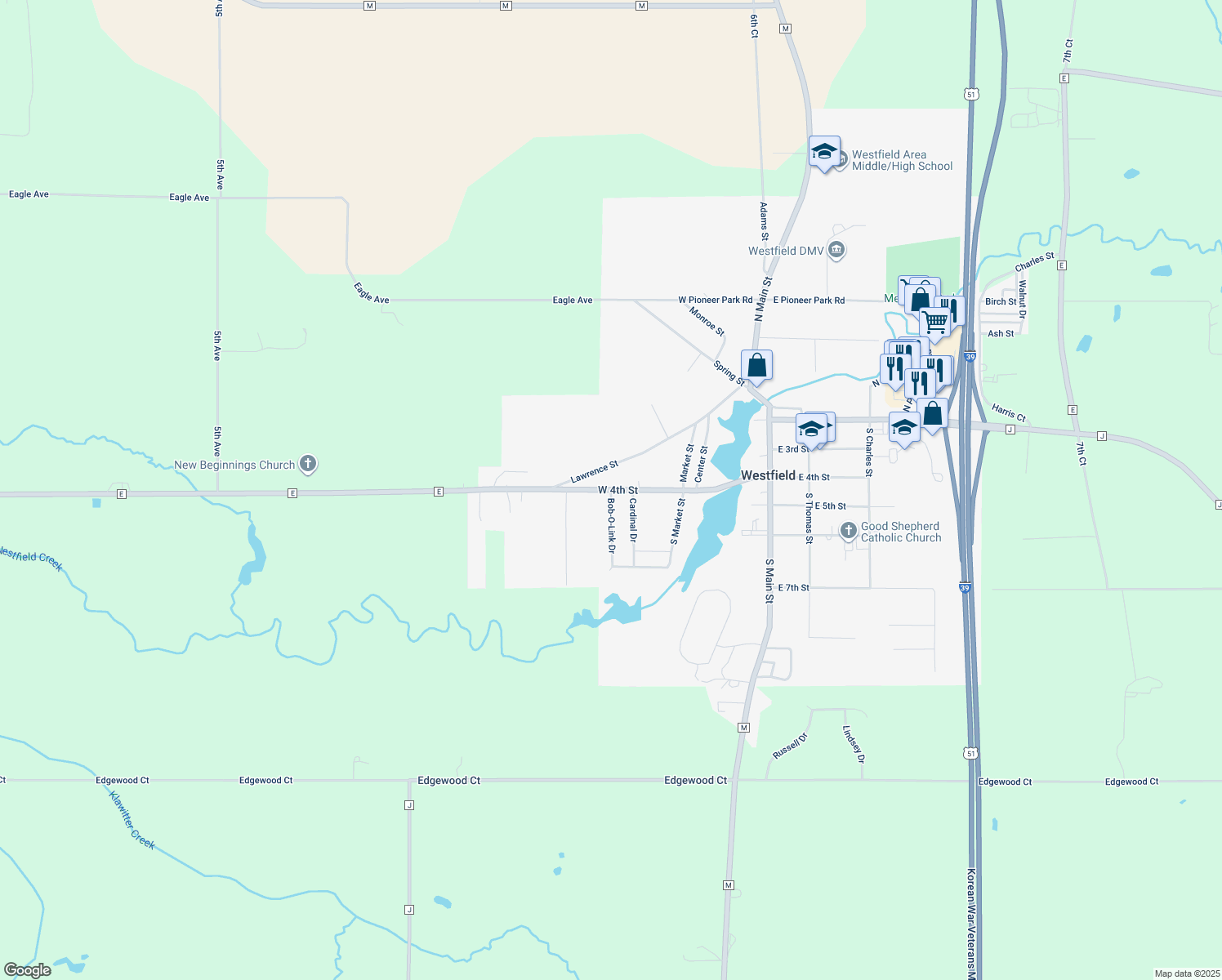West 4th Street, Westfield WI Walk Score