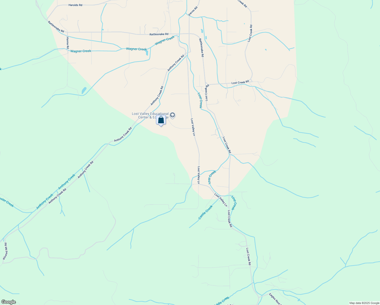 map of restaurants, bars, coffee shops, grocery stores, and more near 81782 Lost Valley Lane in Dexter