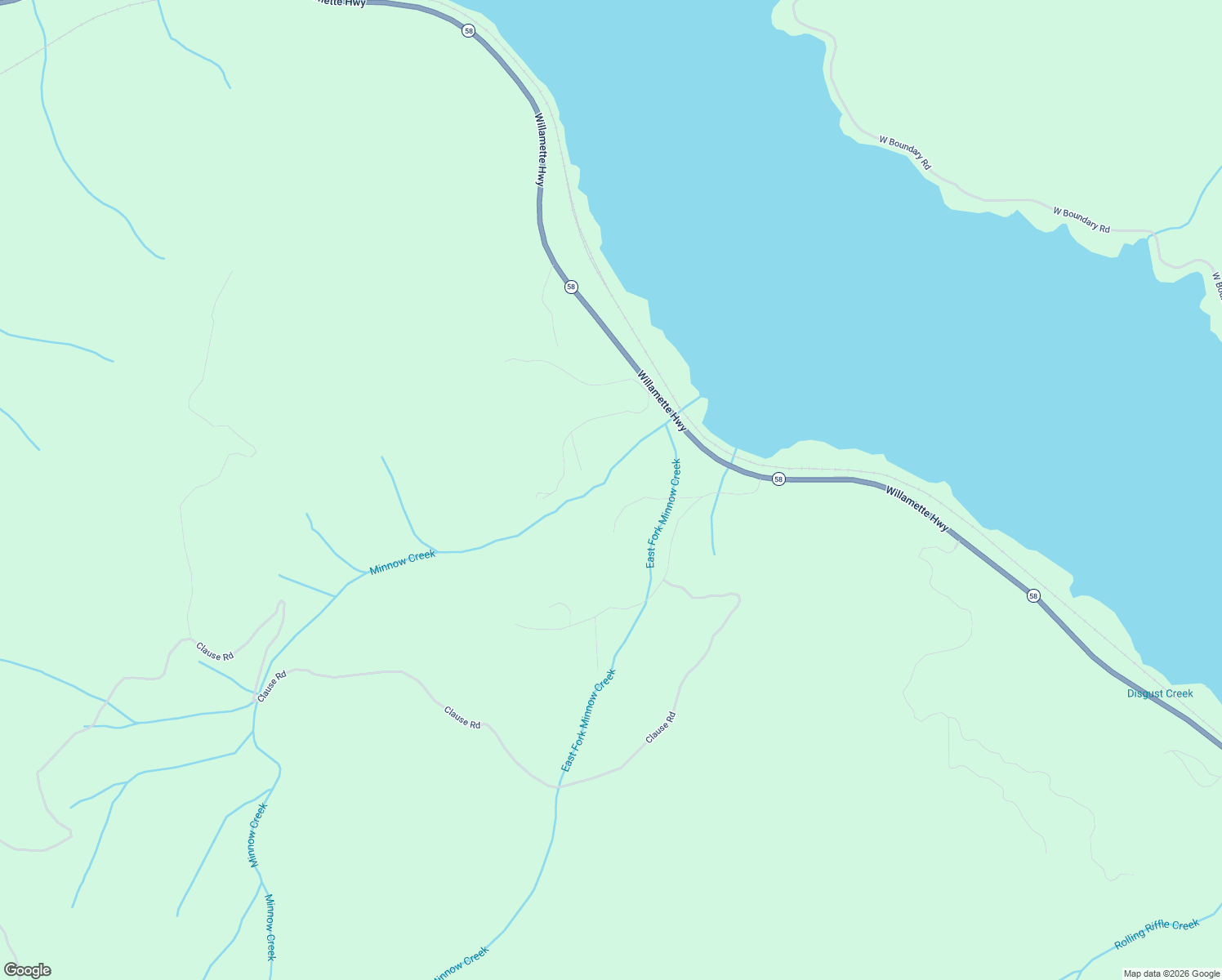 map of restaurants, bars, coffee shops, grocery stores, and more near 81834 Minnow Creek Rd in Lowell