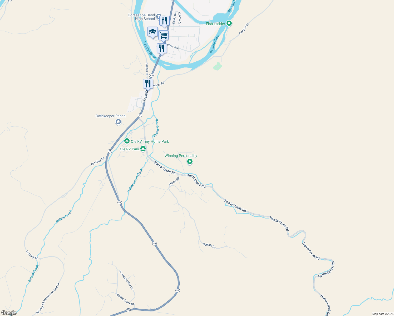 12 Hunt Road, Horseshoe Bend ID Walk Score