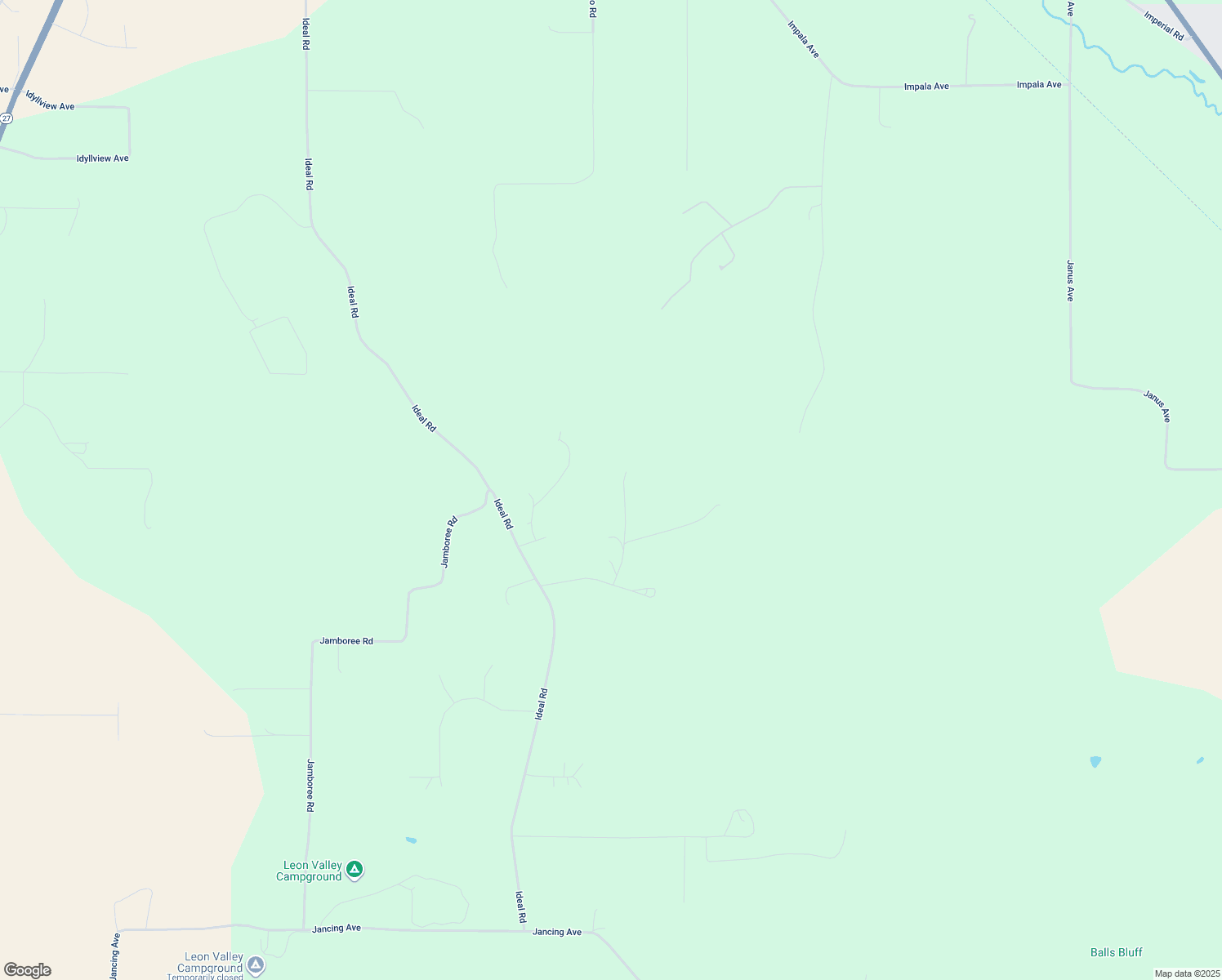 map of restaurants, bars, coffee shops, grocery stores, and more near 19338 Ideal Road in Sparta