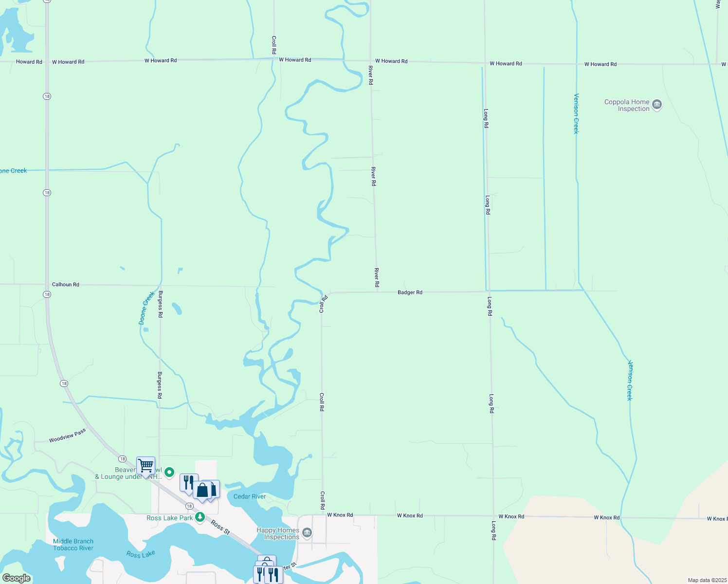 map of restaurants, bars, coffee shops, grocery stores, and more near 2828 Badger Road in Beaverton