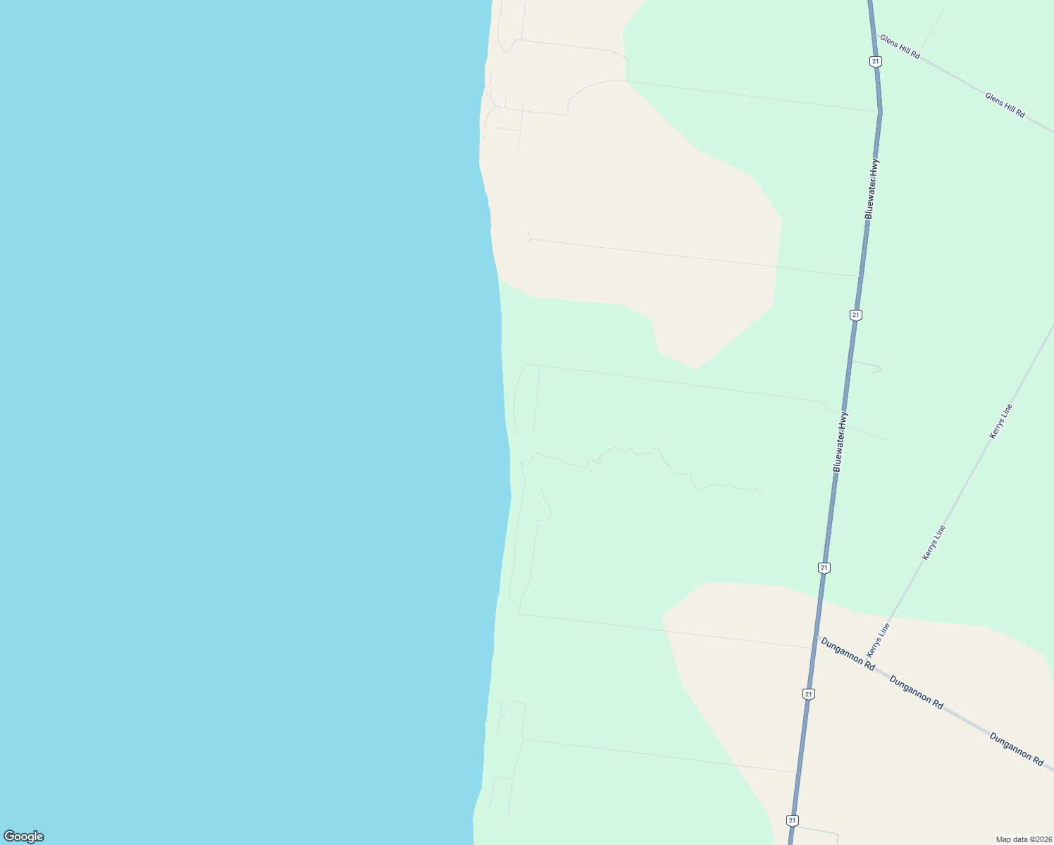 map of restaurants, bars, coffee shops, grocery stores, and more near 84145 B Upper Road in Goderich