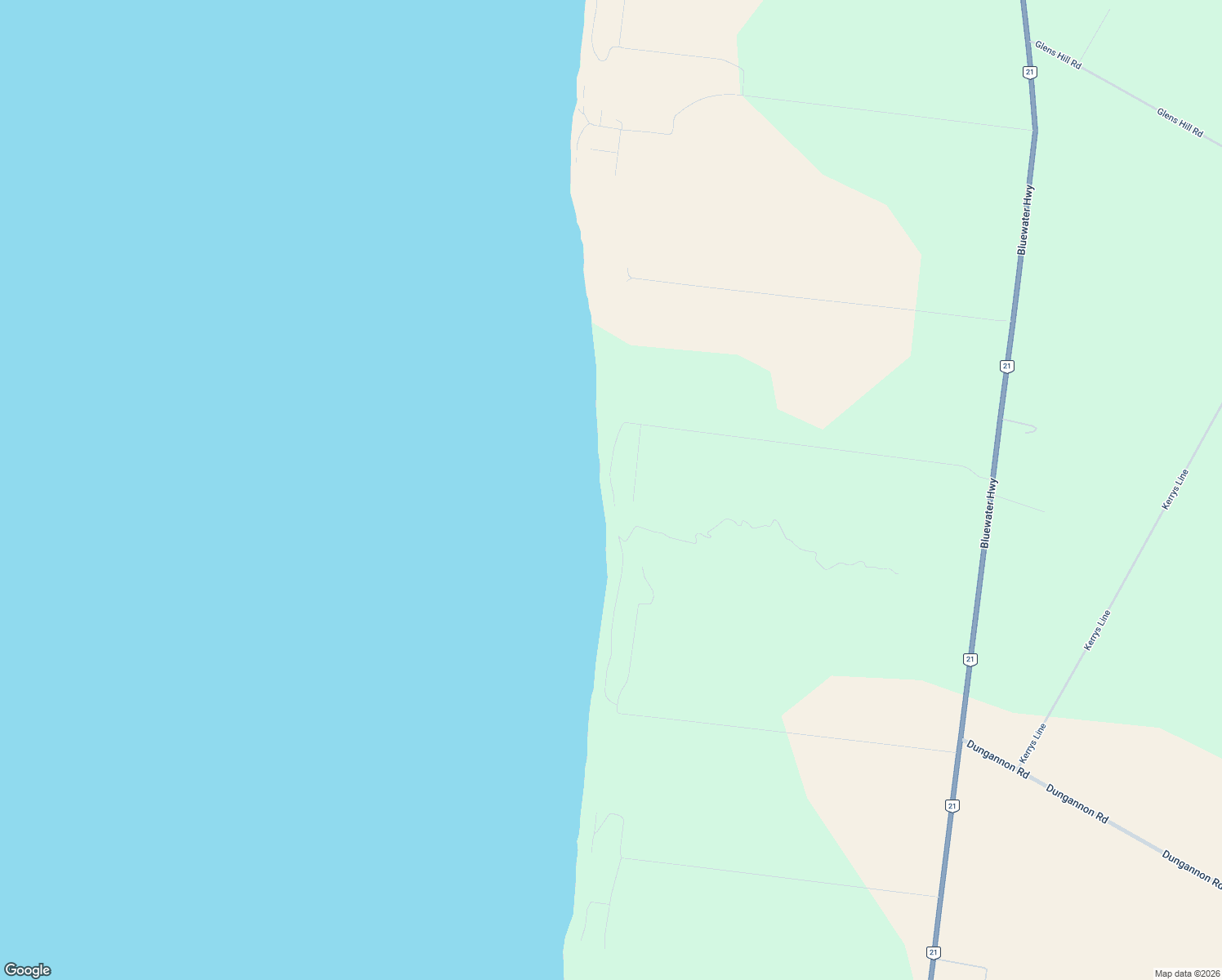 map of restaurants, bars, coffee shops, grocery stores, and more near 84153 Lakeland Estates Road in Goderich