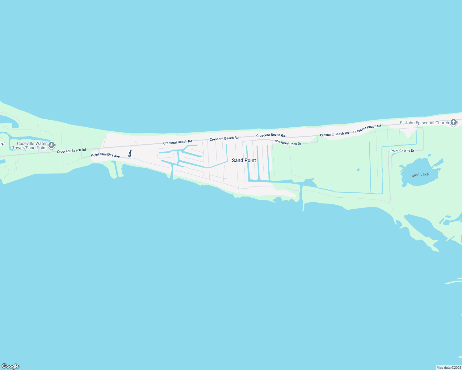 map of restaurants, bars, coffee shops, grocery stores, and more near 9020 Point Charities Avenue in Pigeon