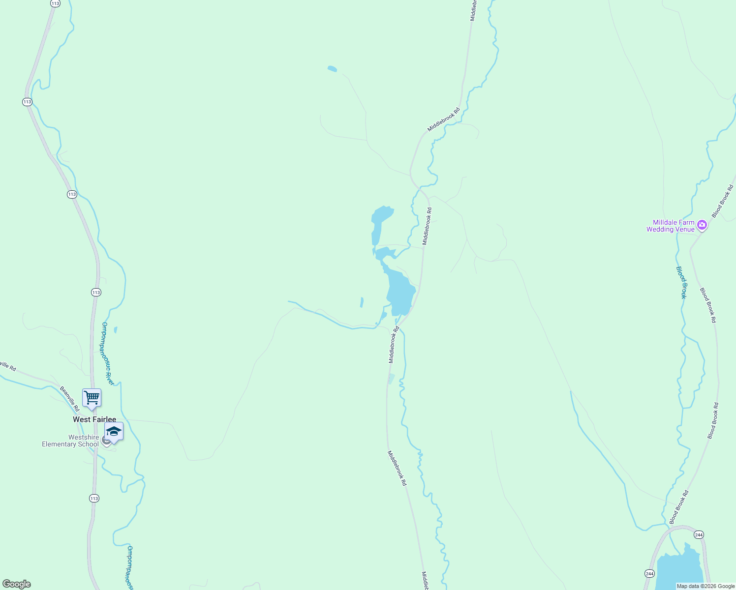 map of restaurants, bars, coffee shops, grocery stores, and more near 1793 Robinson Road in Fairlee