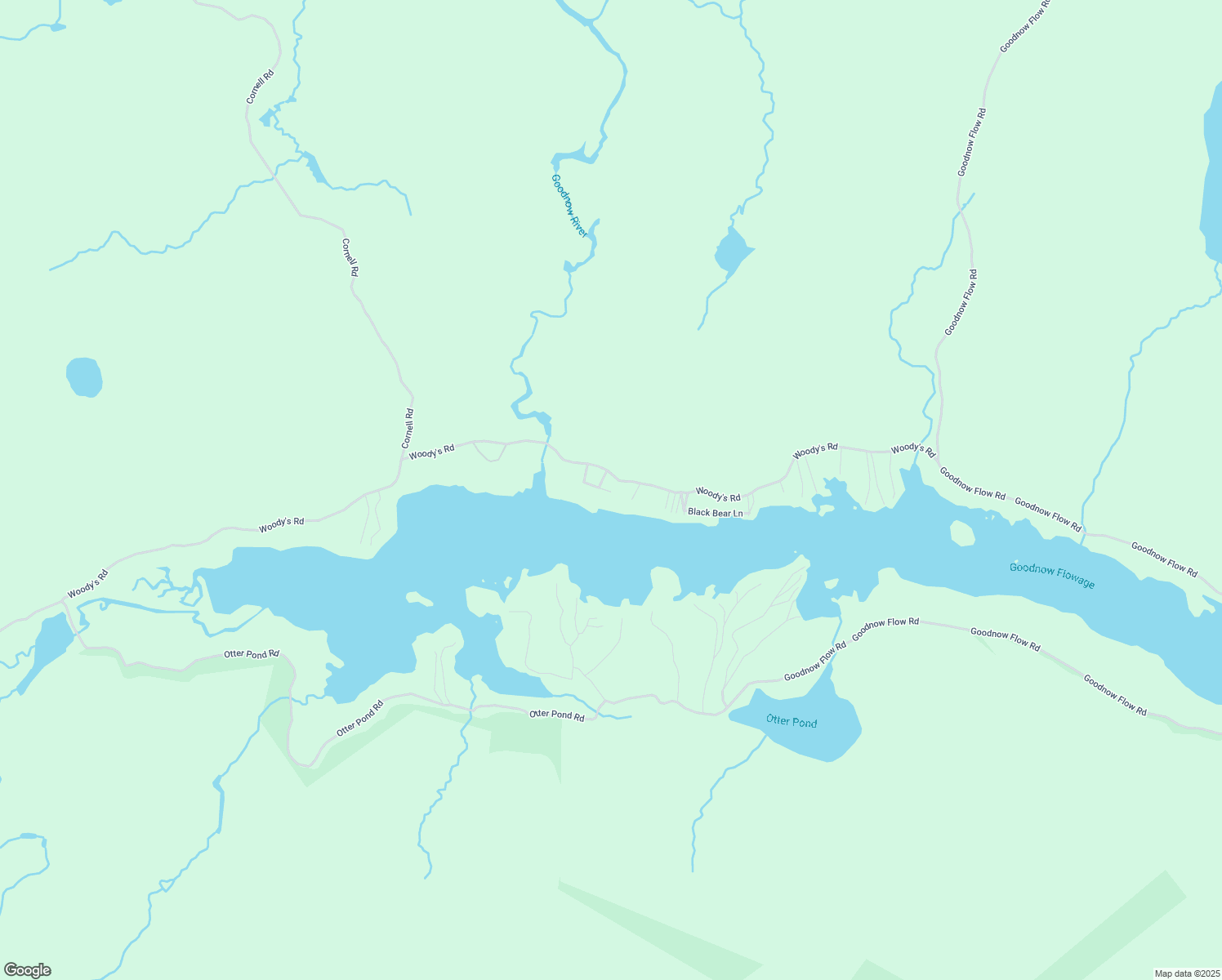 map of restaurants, bars, coffee shops, grocery stores, and more near 7 Stone Lodge Lane in Newcomb