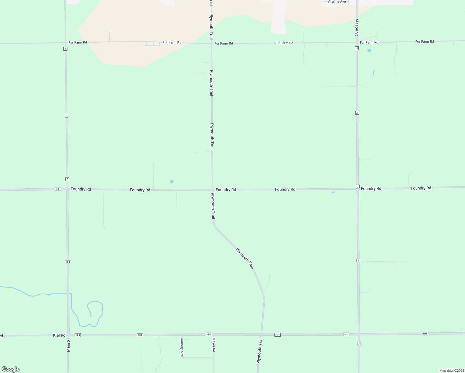 map of restaurants, bars, coffee shops, grocery stores, and more near W1248 Foundry Rd in New Holstein