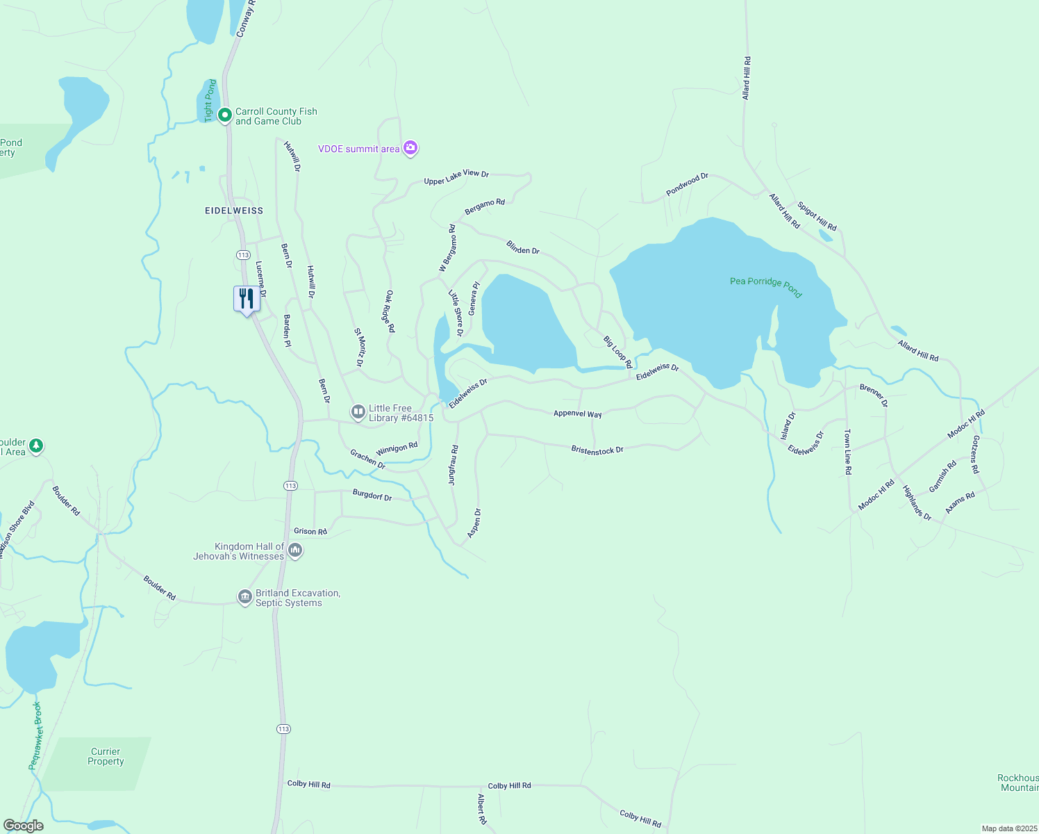 map of restaurants, bars, coffee shops, grocery stores, and more near 22 Appenvel Way in Madison