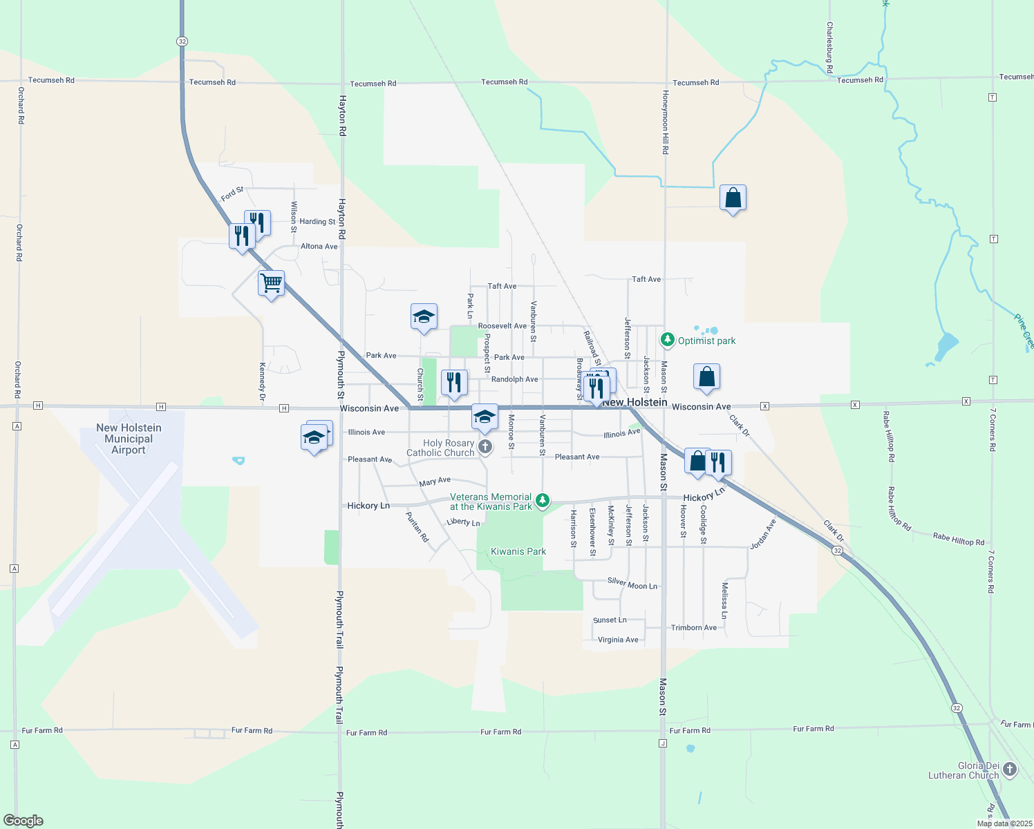 1929 Wisconsin Avenue, New Holstein WI Walk Score