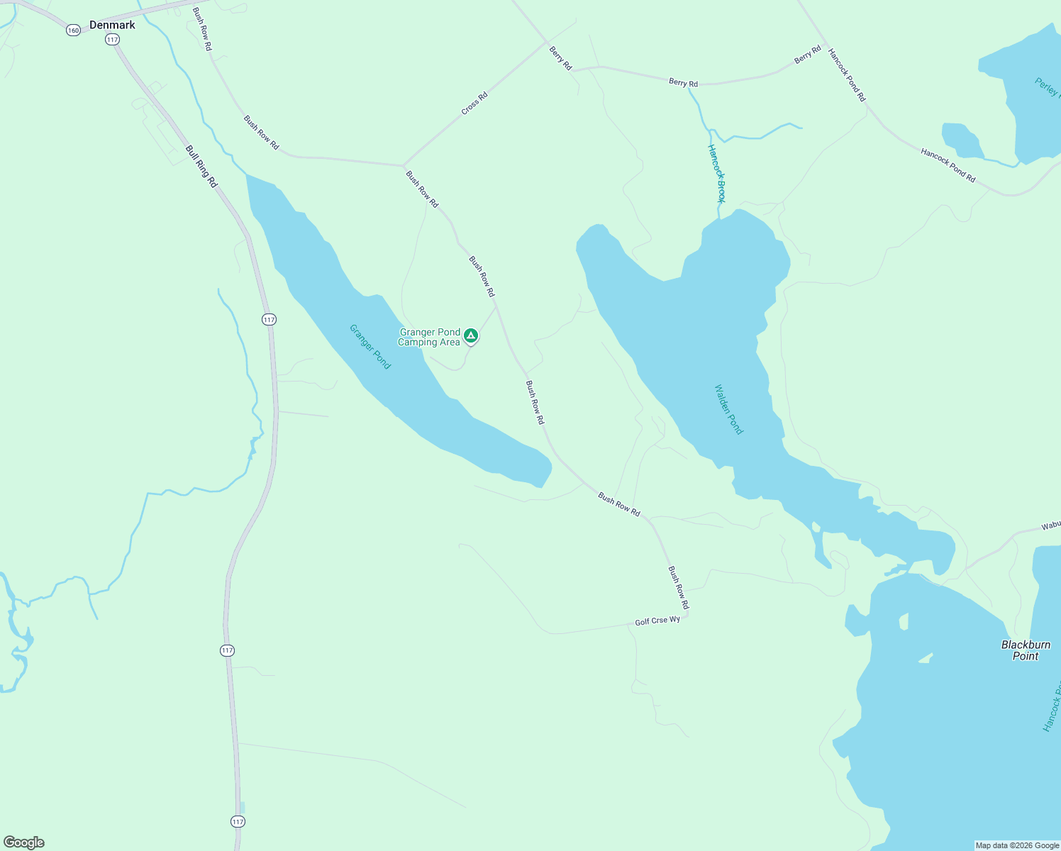 map of restaurants, bars, coffee shops, grocery stores, and more near 393 Bush Row Road in Denmark