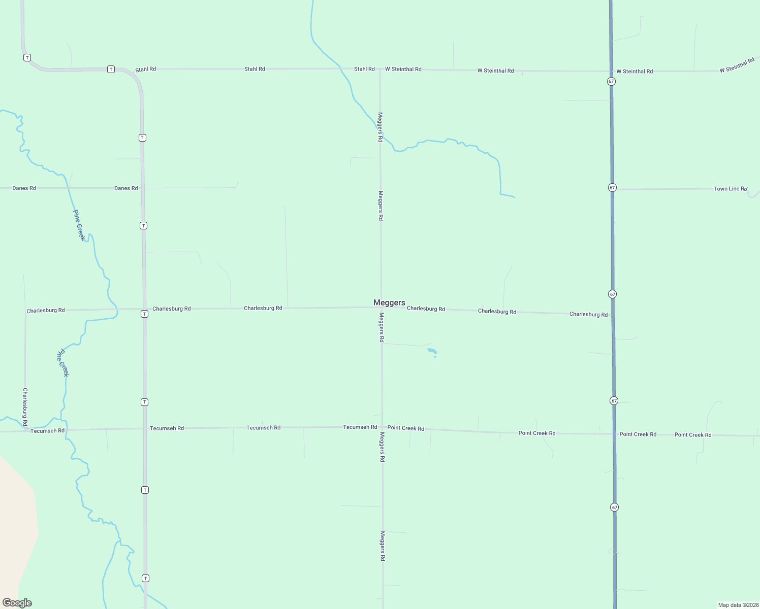 map of restaurants, bars, coffee shops, grocery stores, and more near W104 Charlesburg Road in New Holstein
