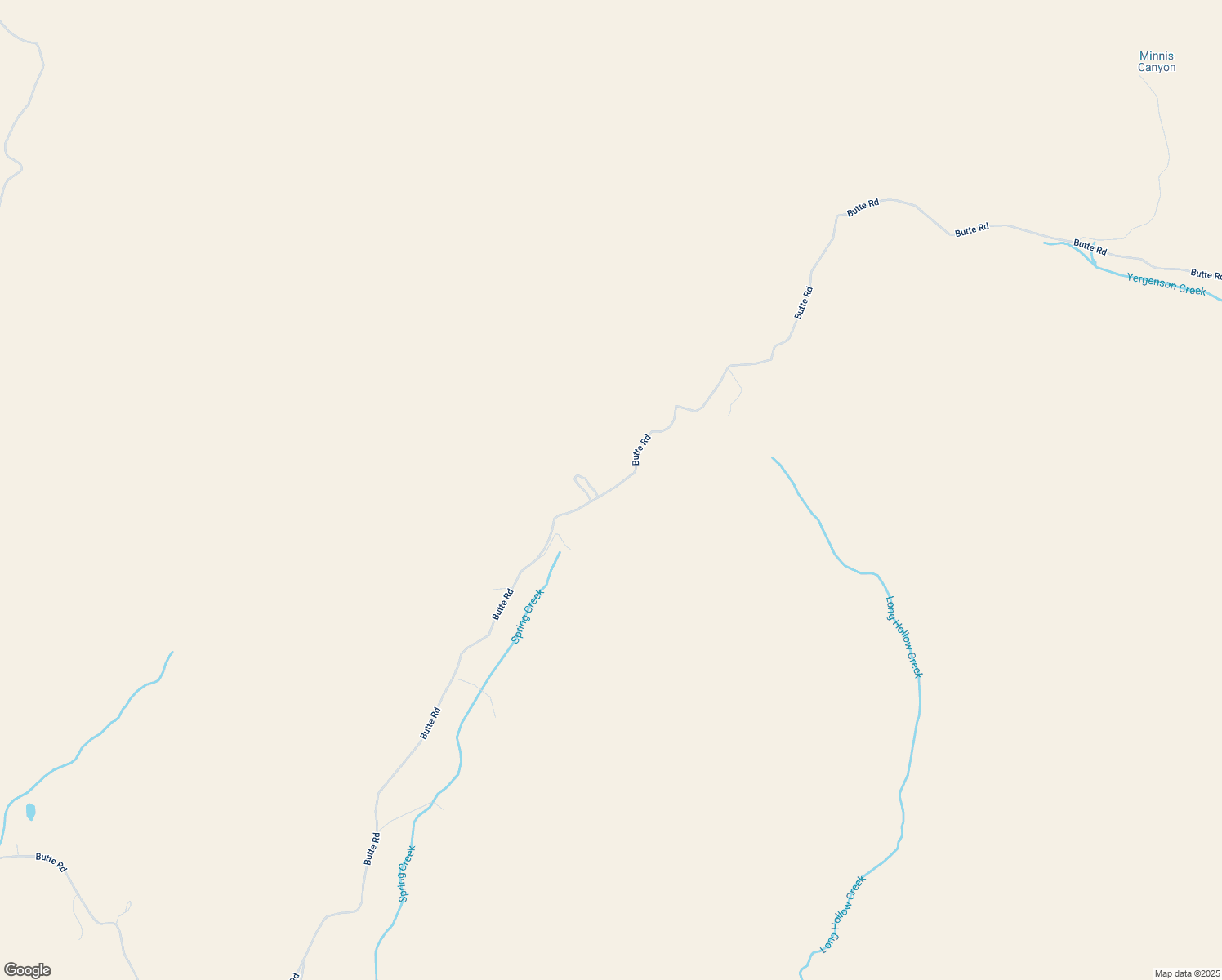 map of restaurants, bars, coffee shops, grocery stores, and more near Butte Road in Gem County
