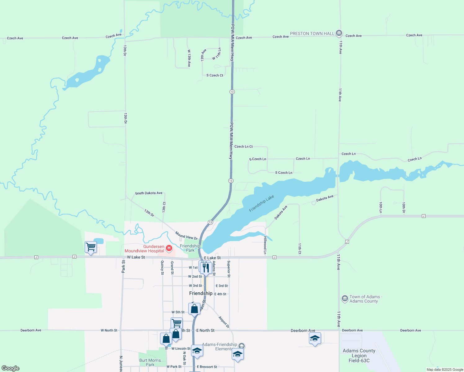 1914 State Highway 13, Friendship WI Walk Score