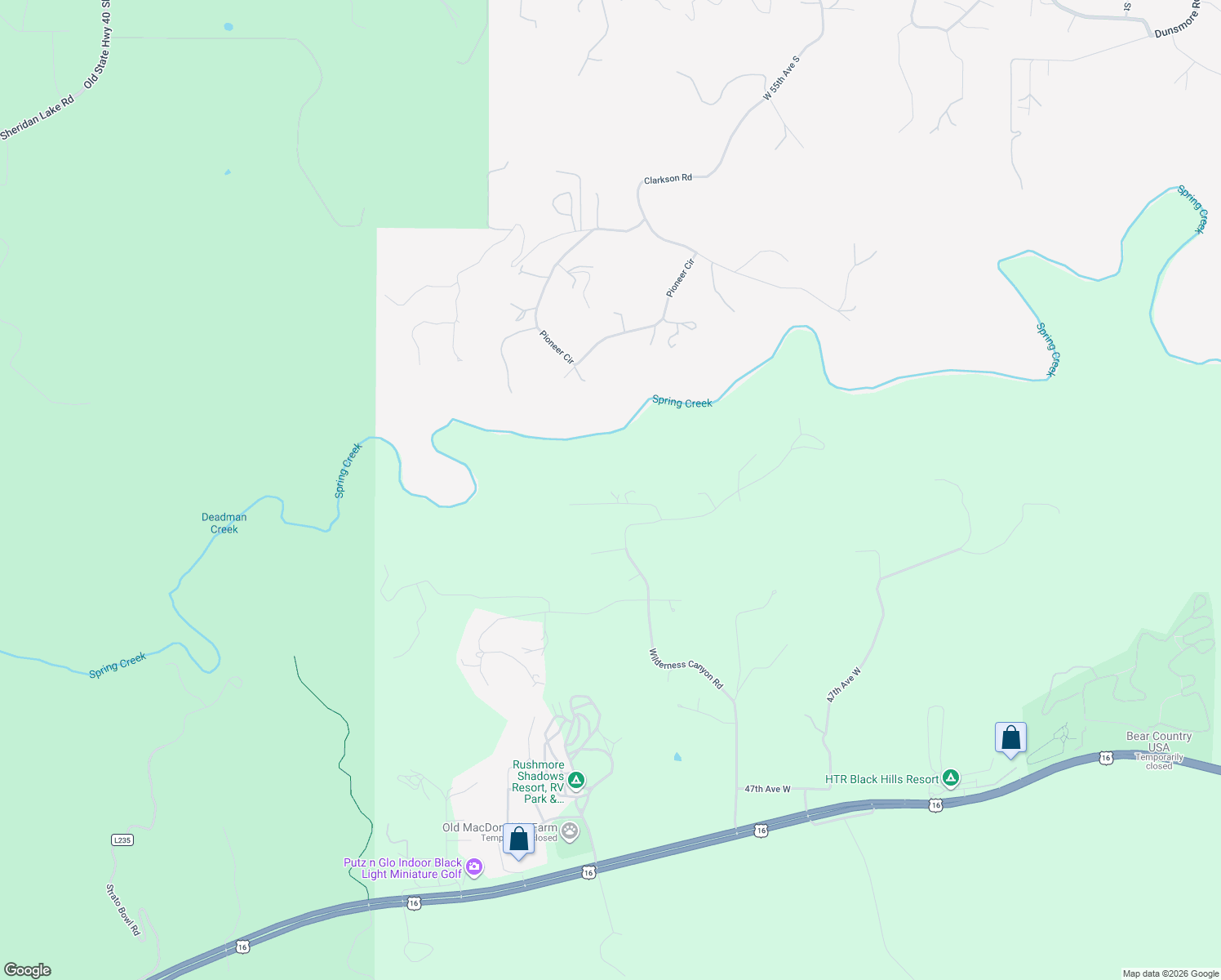 map of restaurants, bars, coffee shops, grocery stores, and more near 13667 Silver Fox Spur in Keystone