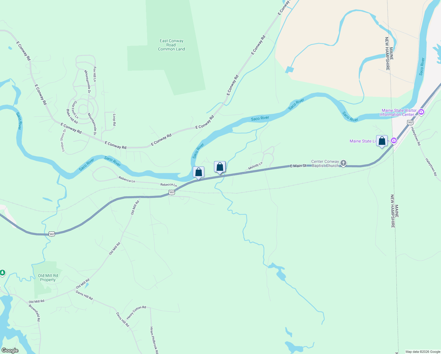 map of restaurants, bars, coffee shops, grocery stores, and more near 2760 Main St in Conway