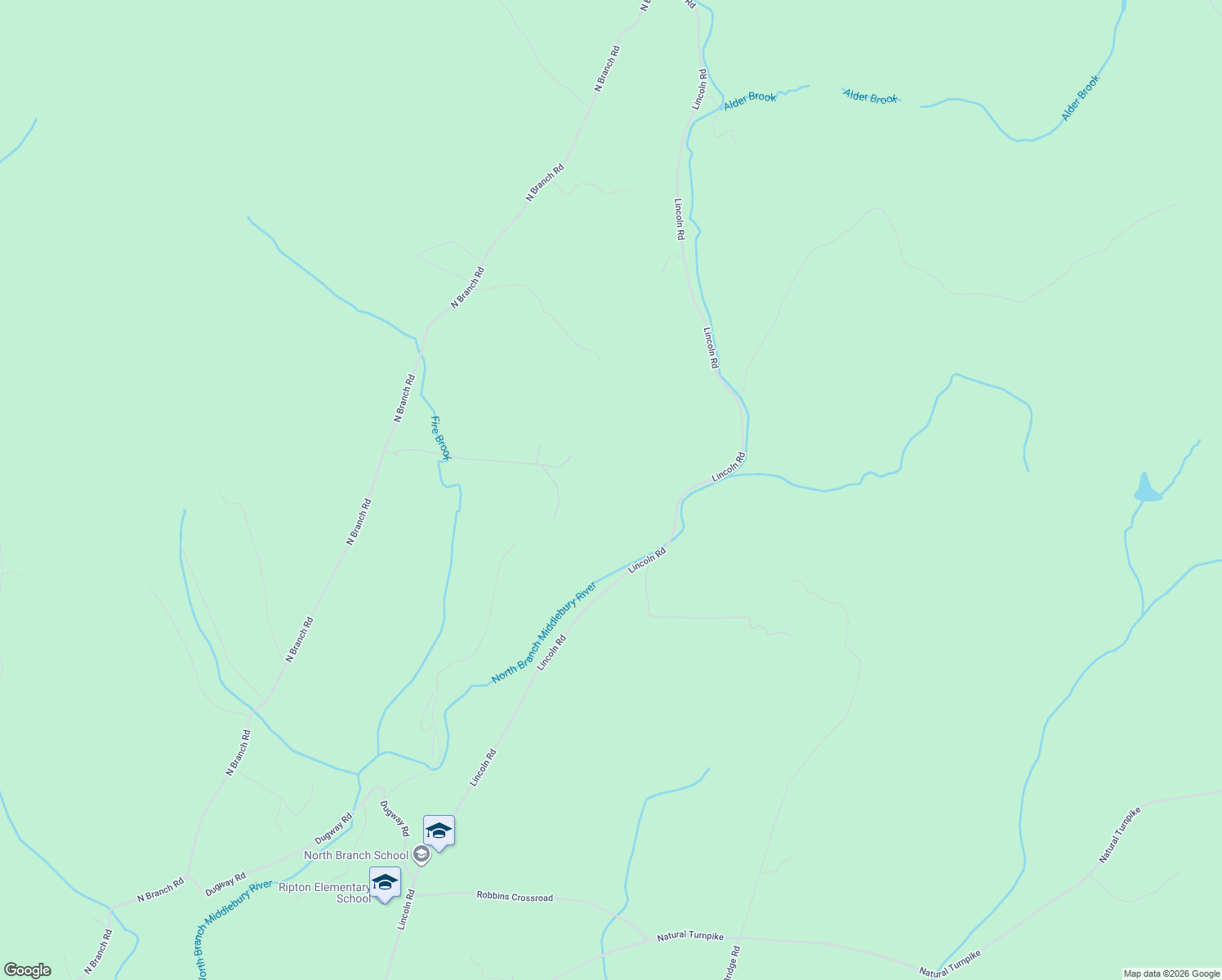 map of restaurants, bars, coffee shops, grocery stores, and more near Lincoln Road in Ripton