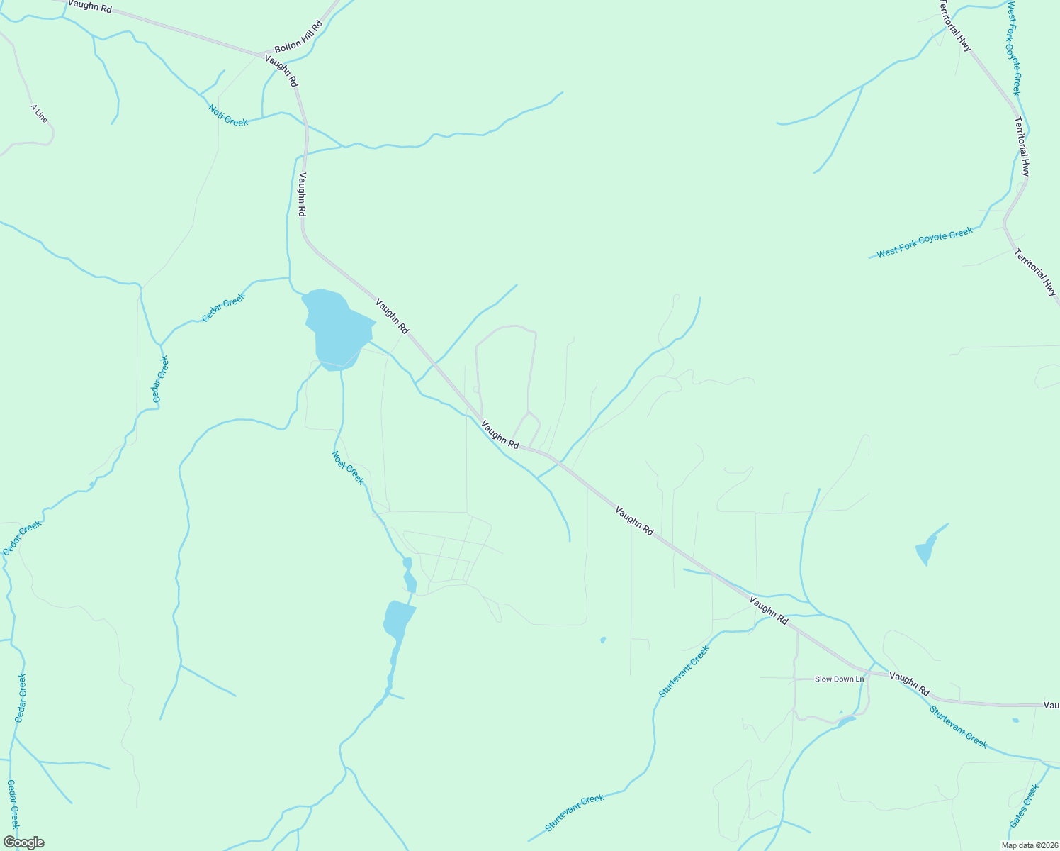 map of restaurants, bars, coffee shops, grocery stores, and more near 24325 Vaughn Road in Veneta