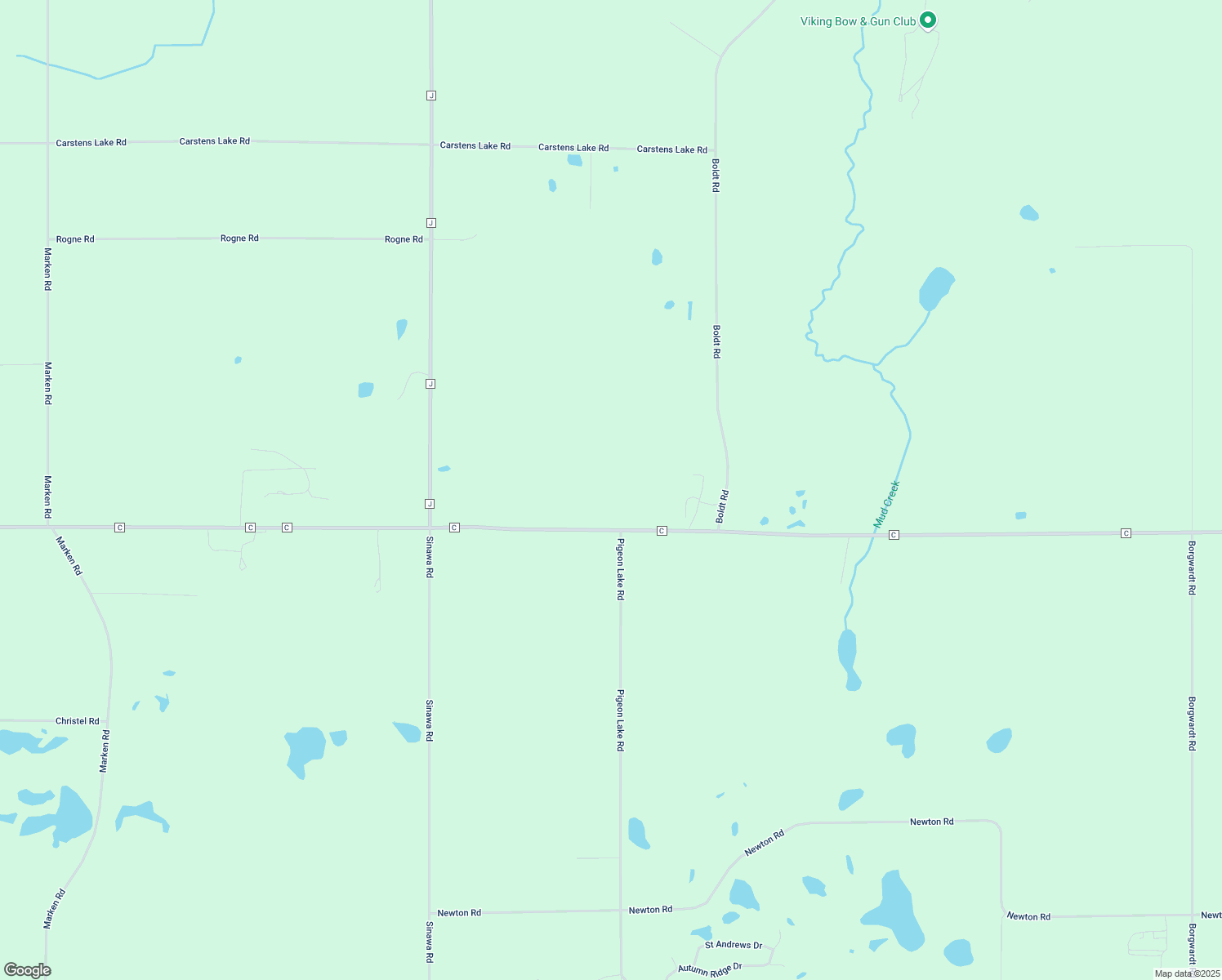 map of restaurants, bars, coffee shops, grocery stores, and more near 14402 County Road C in Valders