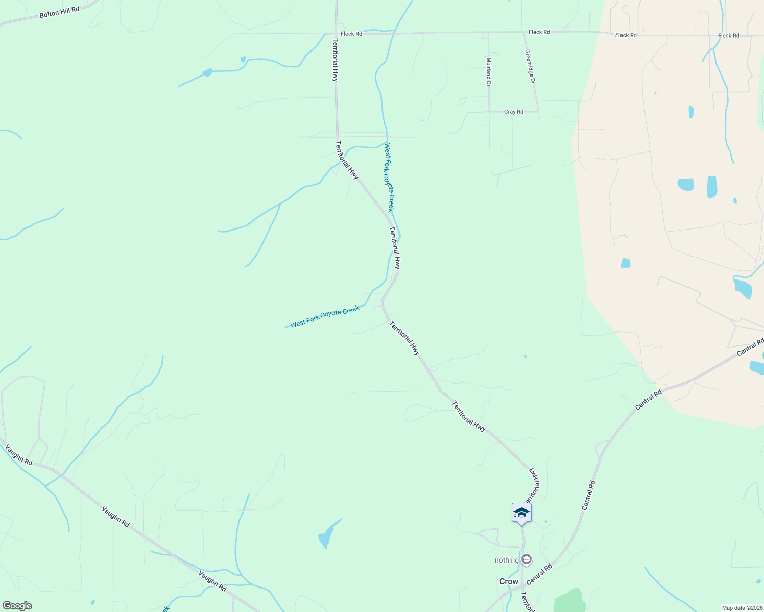 map of restaurants, bars, coffee shops, grocery stores, and more near 86680 Territorial Highway in Veneta