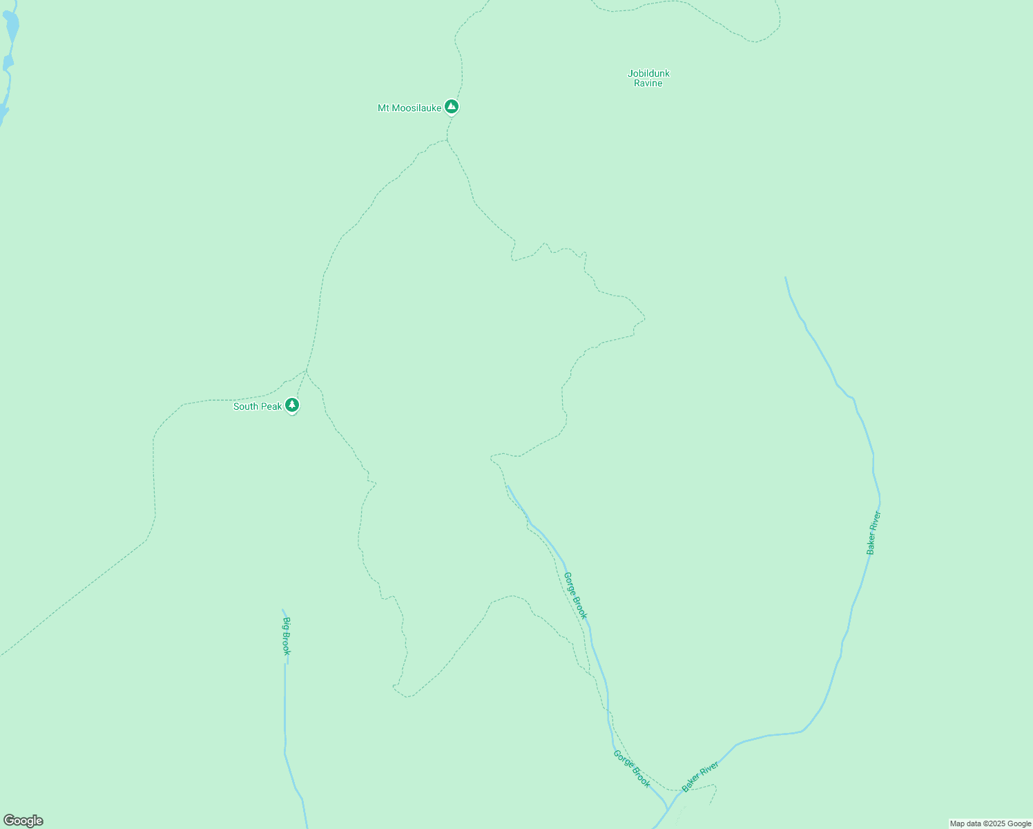map of restaurants, bars, coffee shops, grocery stores, and more near Gorge Brook Trail in Benton