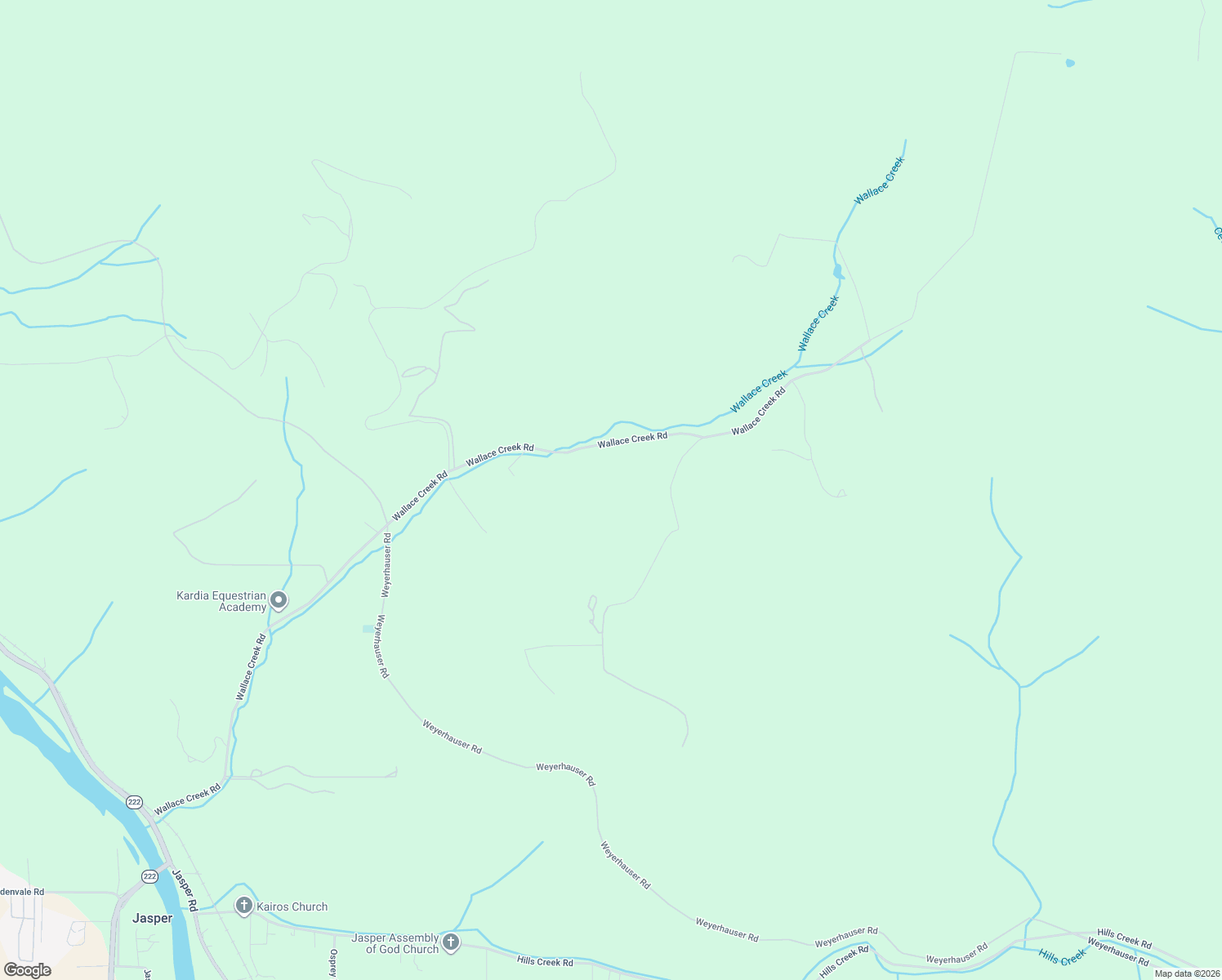 map of restaurants, bars, coffee shops, grocery stores, and more near 37412 Wallace Creek Road in Springfield