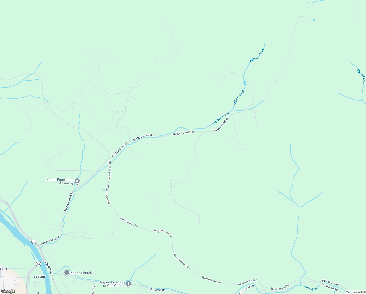 map of restaurants, bars, coffee shops, grocery stores, and more near 37412 Wallace Creek Road in Springfield