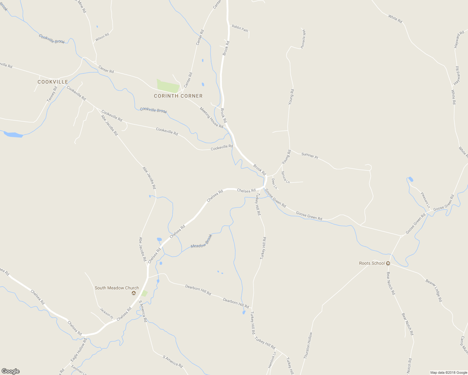 map of restaurants, bars, coffee shops, grocery stores, and more near 216 Chelsea Road in Corinth