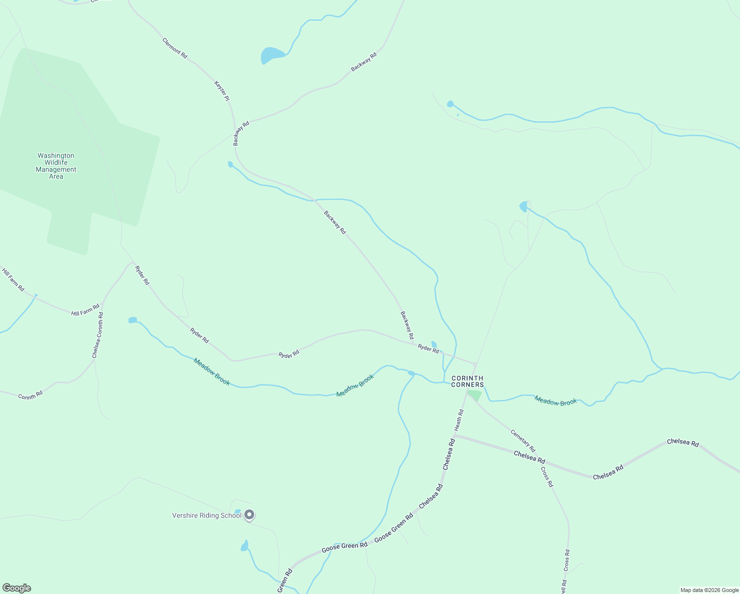 map of restaurants, bars, coffee shops, grocery stores, and more near 2208 Backway Road in Corinth