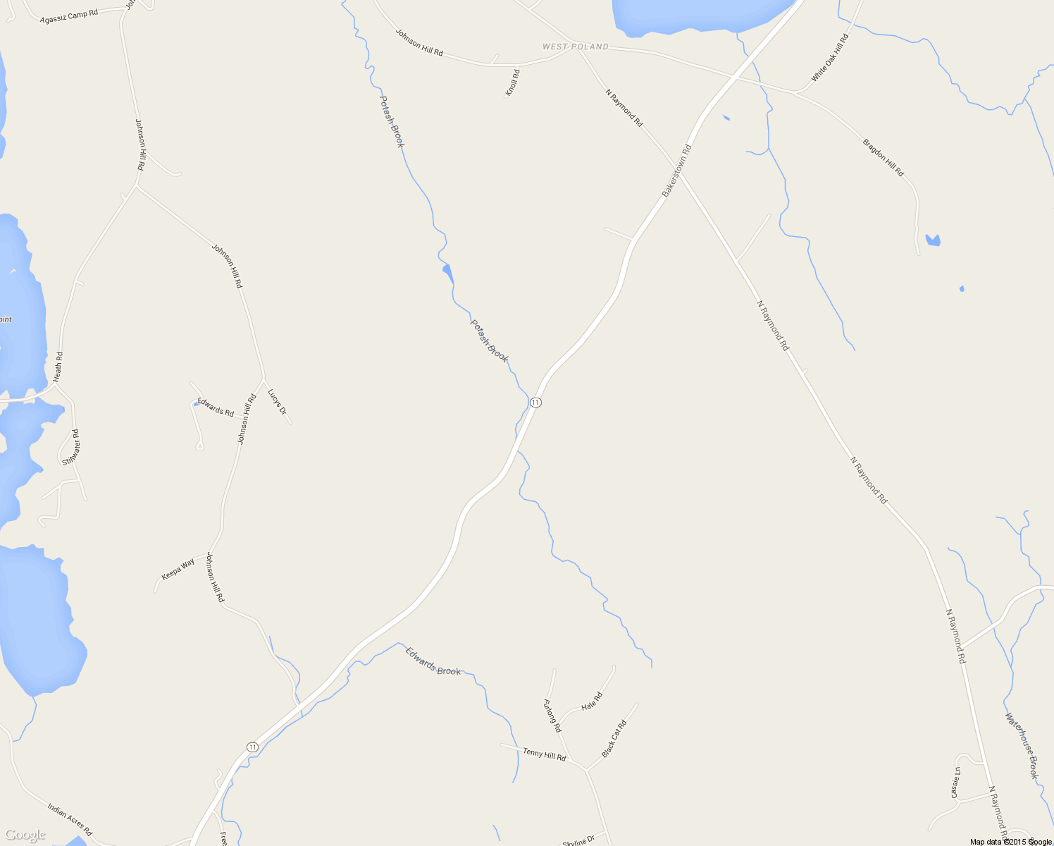 map of restaurants, bars, coffee shops, grocery stores, and more near 1026 Bakerstown Road in Poland