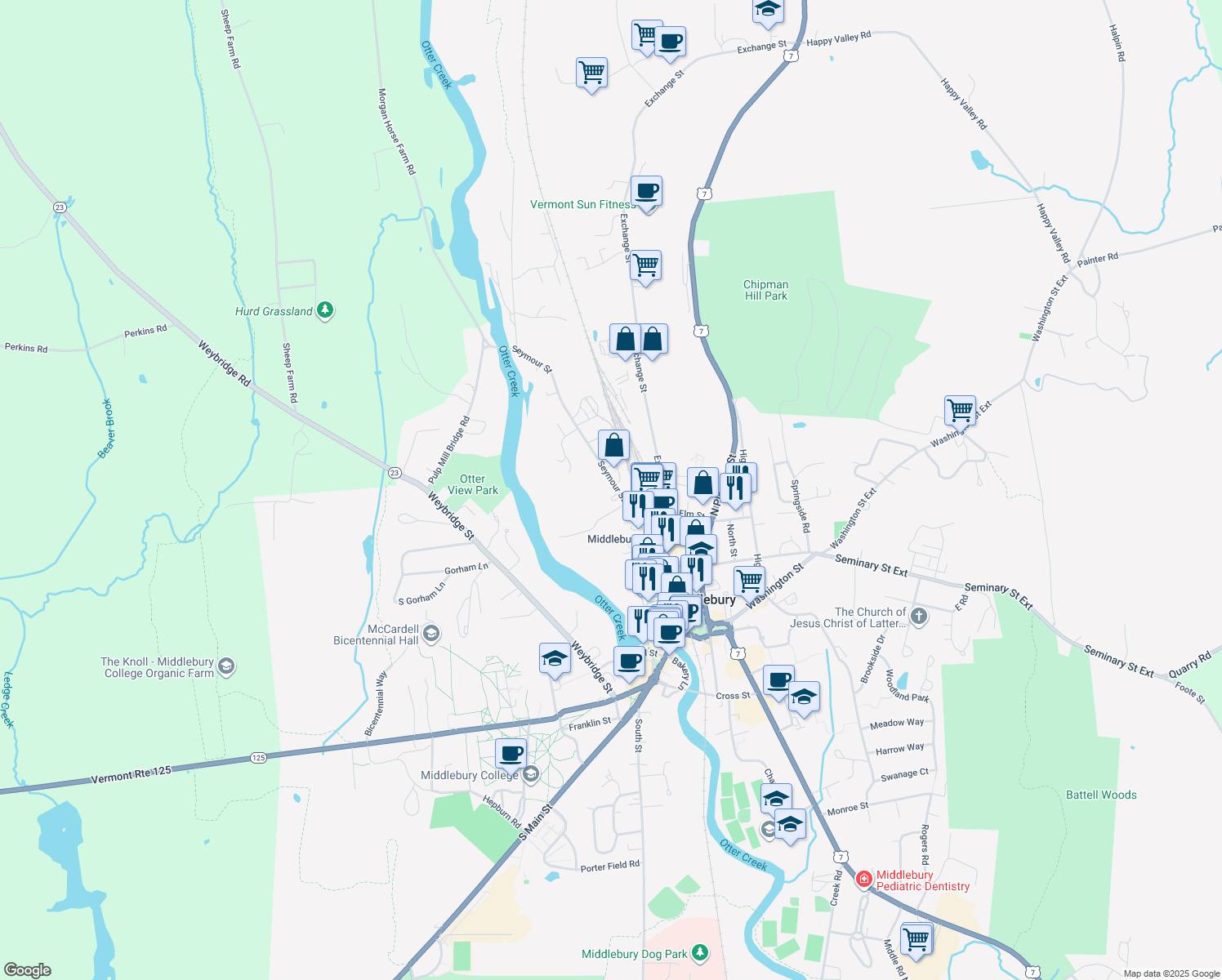 51 Seymour Street, Middlebury VT Walk Score