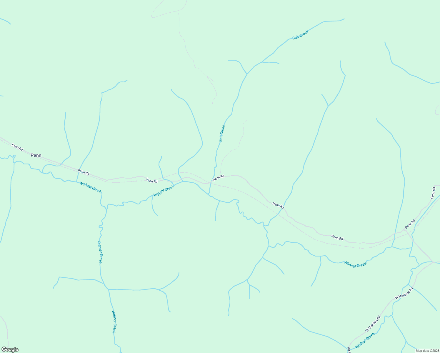 map of restaurants, bars, coffee shops, grocery stores, and more near 21001 Penn Road in Walton