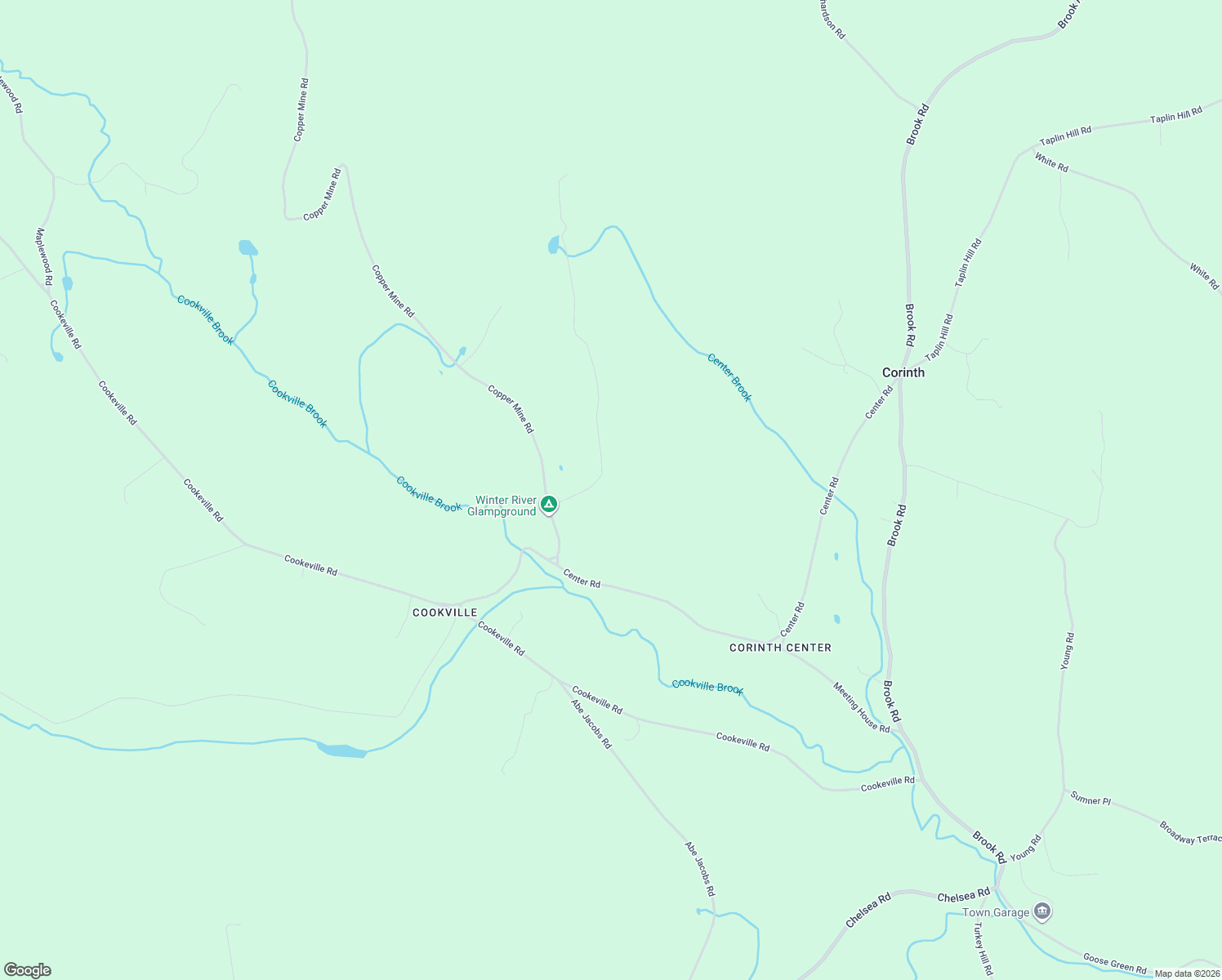 map of restaurants, bars, coffee shops, grocery stores, and more near 170 Wilson Road in Corinth