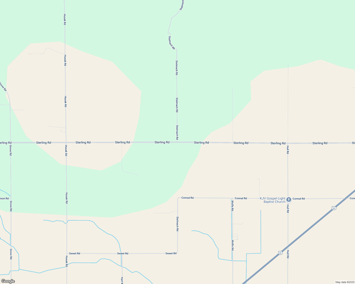 map of restaurants, bars, coffee shops, grocery stores, and more near 2998 Sterling Road in Omer