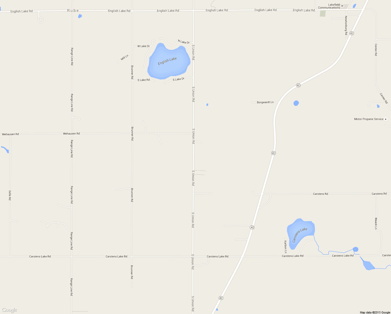 map of restaurants, bars, coffee shops, grocery stores, and more near 5311 South Union Road in Manitowoc