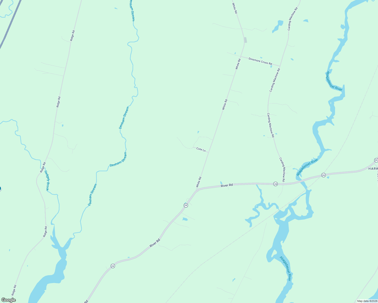 map of restaurants, bars, coffee shops, grocery stores, and more near 30 Cote Ln in Bowdoinham