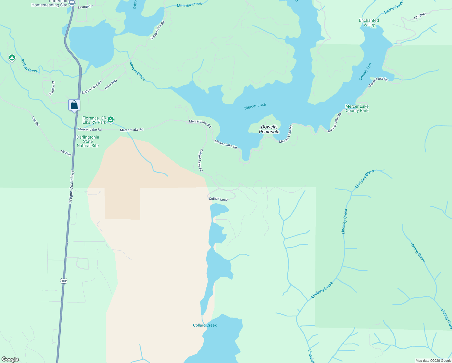 map of restaurants, bars, coffee shops, grocery stores, and more near 5989 View Loop in Florence