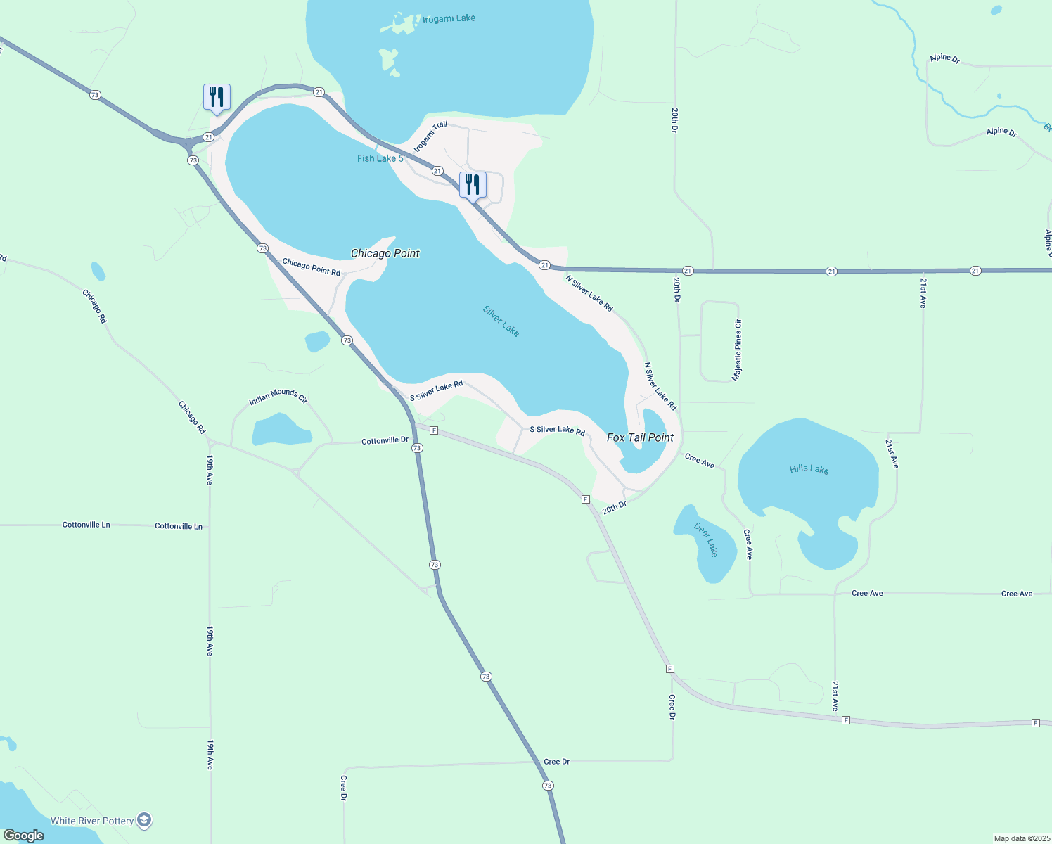 W6902 South Silver Lake Road, Wautoma WI Walk Score