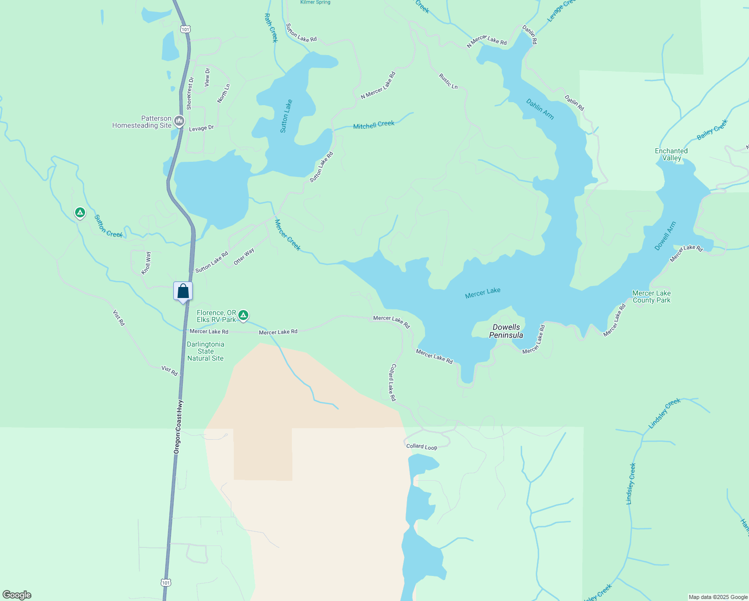 map of restaurants, bars, coffee shops, grocery stores, and more near 88864 Archer Lane in Florence