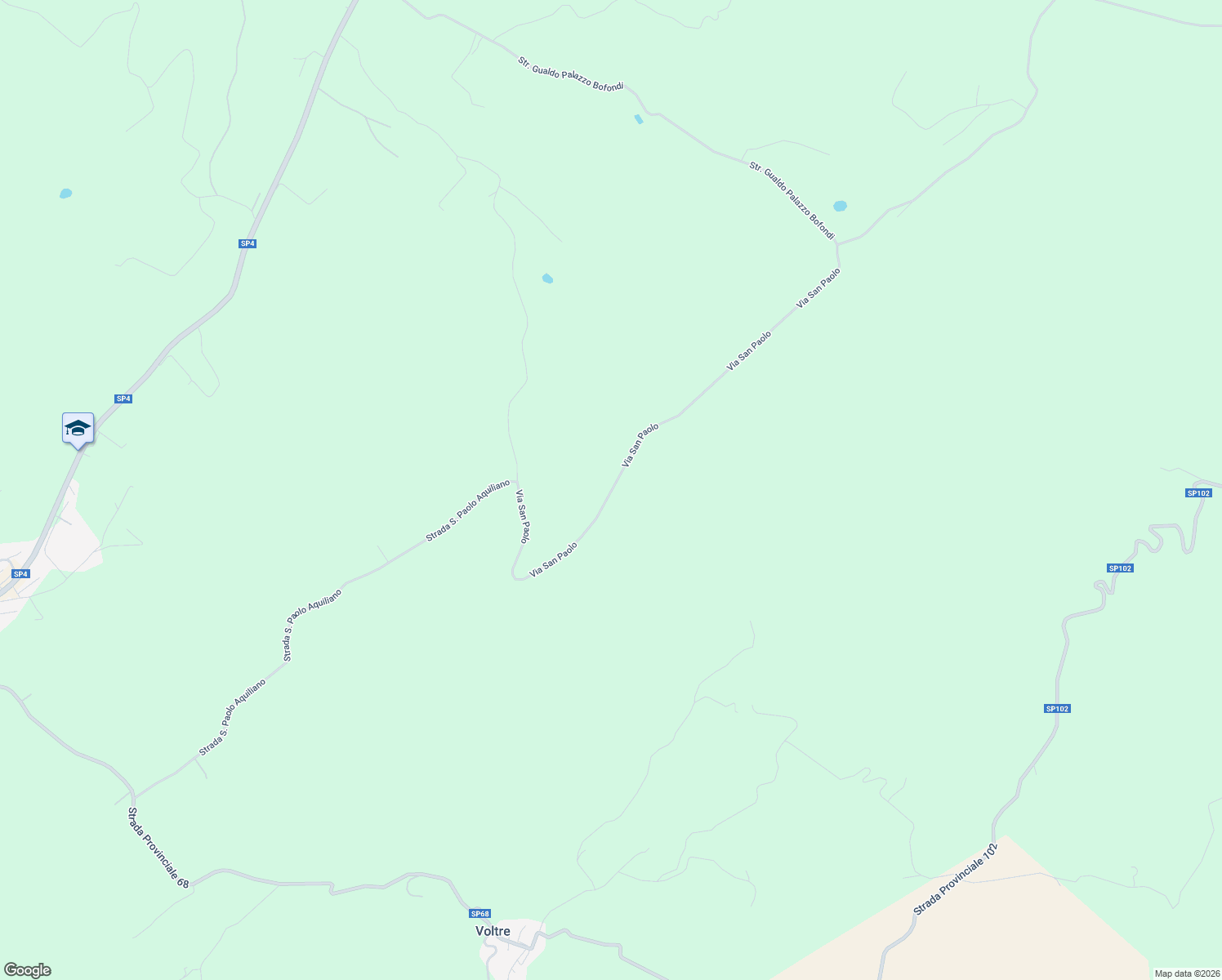 map of restaurants, bars, coffee shops, grocery stores, and more near 13 Via San Paolo in Provincia di Forlì-Cesena