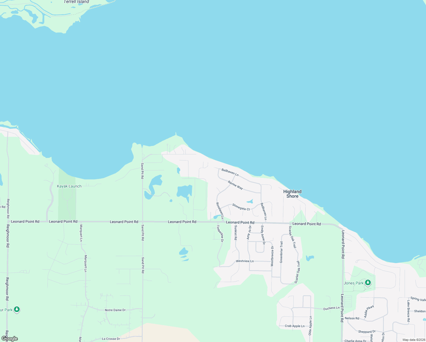 map of restaurants, bars, coffee shops, grocery stores, and more near 4597 Bellhaven Lane in Oshkosh